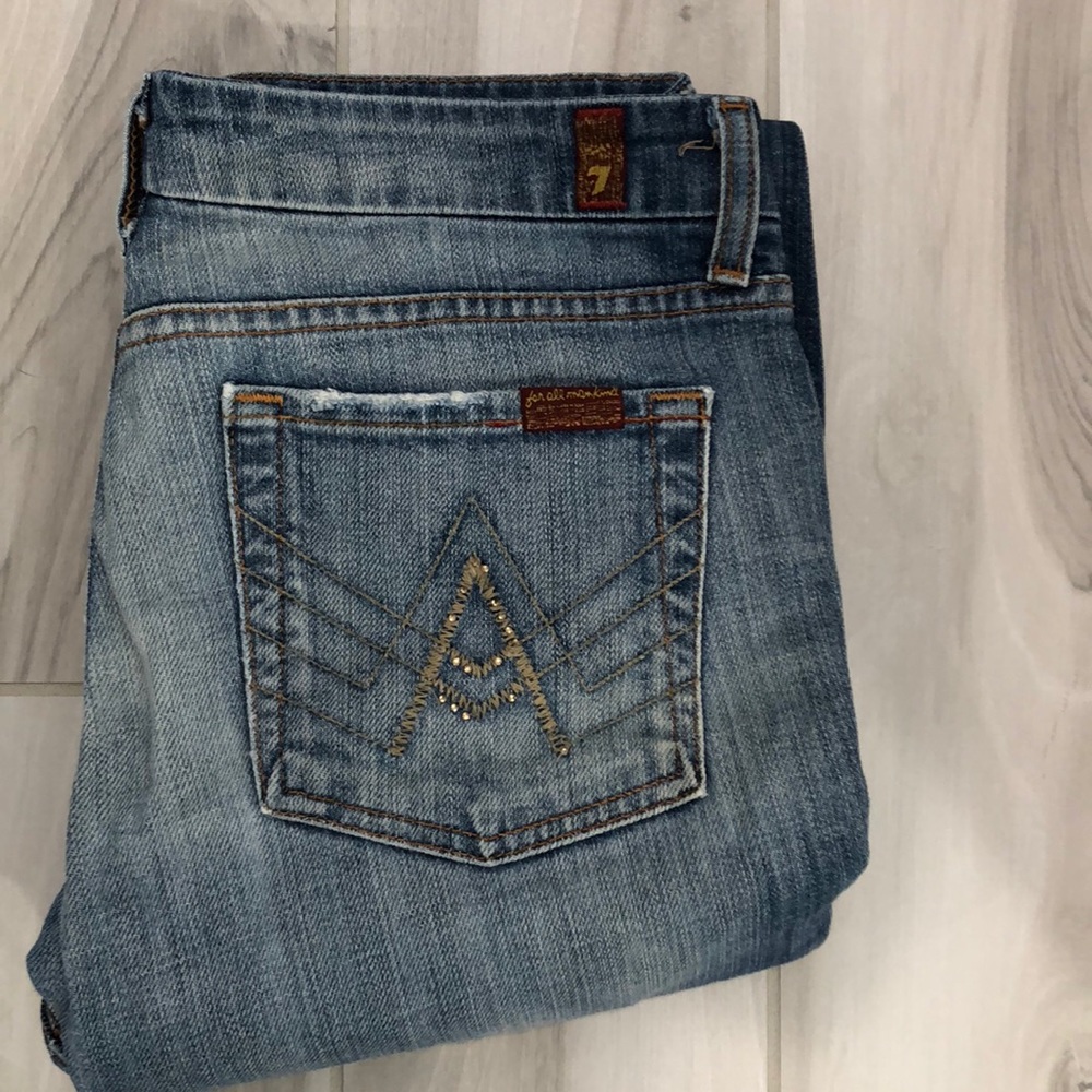 7 for All Mankind- “A” Pocket flair jean